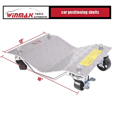4PCS Wheel Dolly Car Positioning Jack 1500 Lb Vehicle Mover Transporter Trolley • $126.90