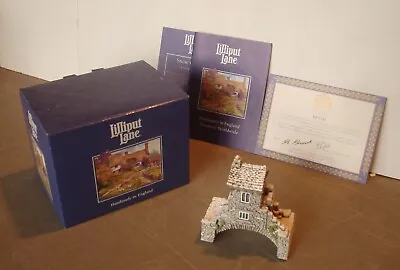 Lilliput Lane Bridge House In Winter Excellent Condition W/box & Deed • £11.52