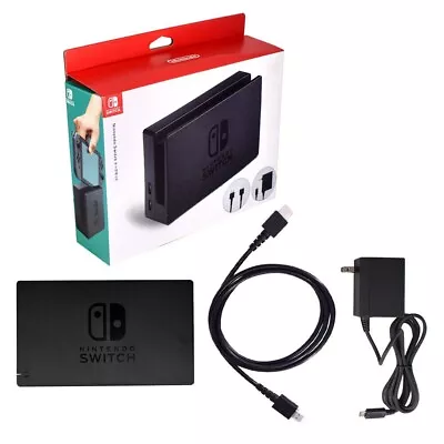 Original Nintendo Switch Charging Dock+AC Adapter Power Cable+HDMI CABLE Set TV • $46.99