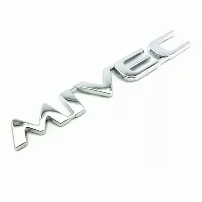 Chrome MIVEC Rear Trunk Lid Badge Car Emblem For Mitsubishi Ralliart LANCER ECO • $12.90