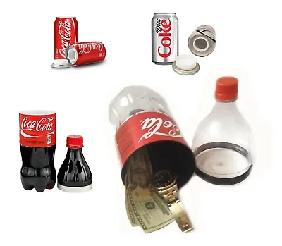 Stash Can Coke Bottle Diversion Safe Secret Hiding Car Home Festival Cola Drink • £12.99