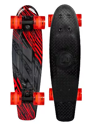 22  Retro Beginner Skateboard Mini Cruiser 62 Mm Wheels Racer Penny Style Board • $22.49