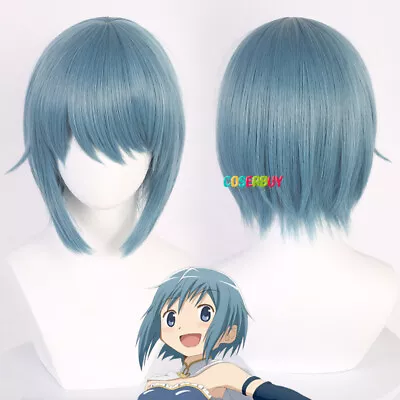 Puella Magi Madoka Magica Miki Sayaka Musical Note Hair Clip Wig Woman Hair Prop • $23.99