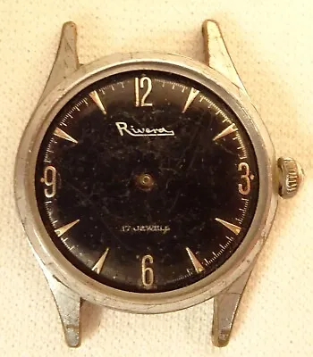 Men's Rivera Swiss Wristwatch 17J Parts Repair Vintage Croton Watch Co. • $29.99