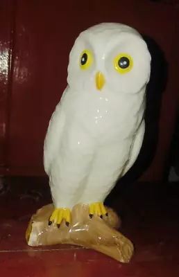 Mid Century Porcelain Snowy Owl Figurine Taiwan MCM • $9.99