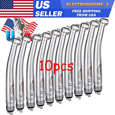 DENTAL High Speed Handpiece Push Button Metal Air Turbine NSK Style 4 Holes • $14.99