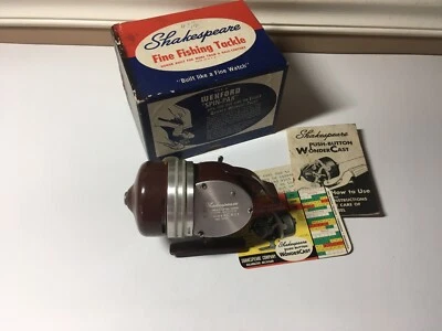 $6.99 • Buy Vintage Shakespeare Wonder Cast No 1799  Model EF Spin Cast Fishing Reel &box.