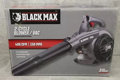 Black Max Powerful 26cc 2-Cycle Engine 400 CFM & 150 MPH Gas Blower • $106.95