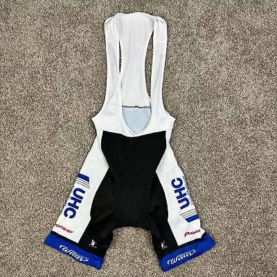 Vermarc Cycling Bib Shorts Size XL With Padding Sleeveless White/Blue/Black • $30