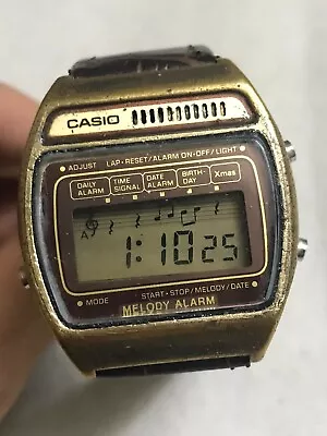 Casio Melody Alarm Vintage Digital Watch Ref. AA-86 (103) Rare Original Japanese • $174.79