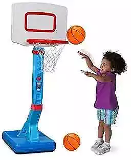Toddler Basketball Hoop Indoor Mini Adjustable Poolside Basketball Goal With  • $63.12