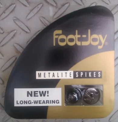 Package Of 22 FootJoy METALITE 33719 Metal Golf Spikes - Carbide Ball Tip • $19.95
