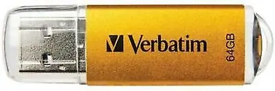 Verbatim Store'N'Go 64GB Gold USB 3.0 • $16.96