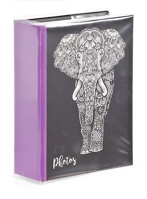 £4.29 • Buy Zen Elephant 6'' X 4'' Slipin Photo Album Holds 120 Photos Photography Storage  