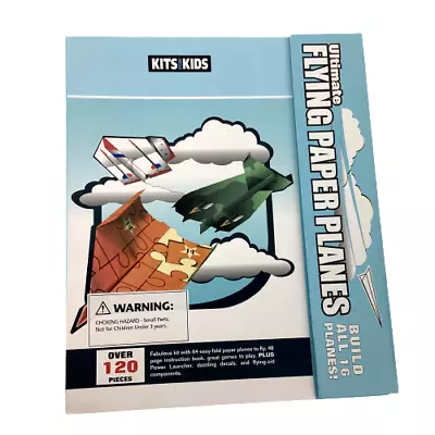 Vintage 2005 Kits For Kids Ultimate Flying Paper Planes Guide/Kit 120 Pieces  • $9.99