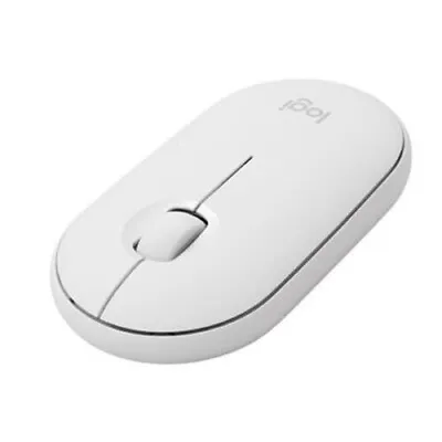 $24 • Buy Logitech M350 Pebble Wireless Mouse Bt 2Ghz Usb Receiver White