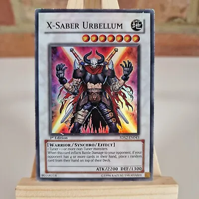 X-Saber Urbellum 5DS2-EN043 LP 1st Edition YuGiOh Trading Card • $1.36