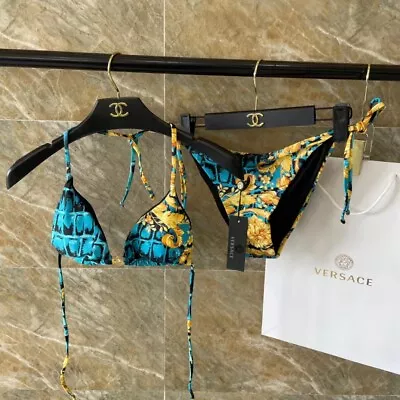 2024 New Versace Blue Sexy Swimsuit Bikini • $80