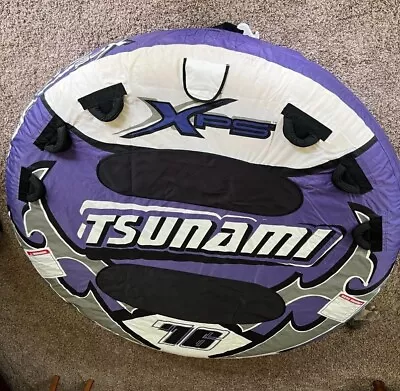 XPS Tsunami 76 Ski Tube 76  Round 2 Or 3 Person Inflatable  • $160