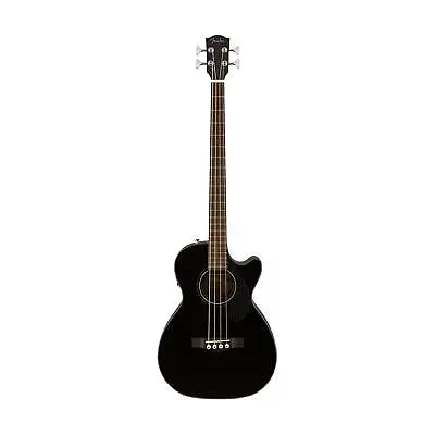 Fender CB-60SCE Acoustic Bass Guitar W/Cutaway & Electronics Laurel FB Black • $614.90