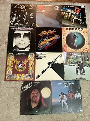 11 Rock Album Lot - Vinyl Records Aerosmith Elton John Thin Lizzy BTOELP. • $24.99