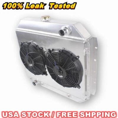 $275 • Buy 4Row Radiator+Shroud+Fan For Ford Bronco Ranger F100/150/250/350 V8 1970-1979