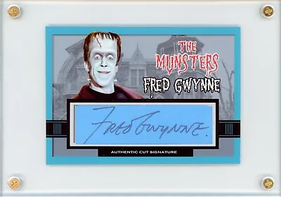Fred Gwynne ~ Signed Autographed Custom The Munsters Trading Card ~ JSA LOA • $895