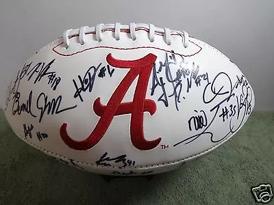 2012 Alabama Crimson Tide Team Signed Logo Football W/coa  Mccarronlacycooper  • $1499.99