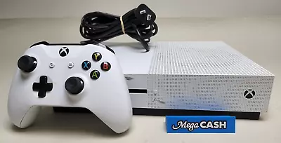 $199 • Buy Microsoft Xbox One S - 500GB - 1681 - White - W/ Controller & Cables
