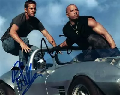 Paul Walker Vin Diesel Signed 8x10 Photo Autographed Picture With COA • $92.79