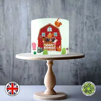 Farm Animals Edible Cake Topper Decoration ICING / WAFER • £7.79