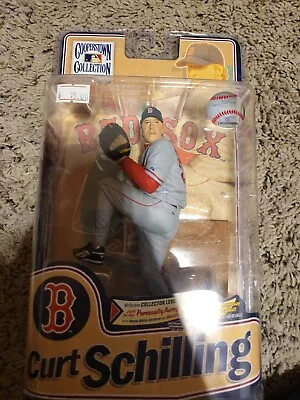 McFarlane Toys MLB Cooperstown Collection Series 8 Curt Schilling Red Sox Figure • $10.20