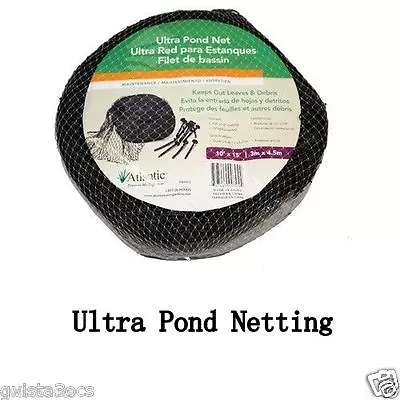 A1 Net/Netting 10'x15' -cover-plastic-fabric-fall-leaf-barrier-predator-pond-koi • $39.28