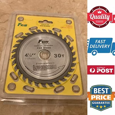 $7.80 • Buy Circular Saw Blade 115mm 4.5inches 30T Teeth Cutting Wood Blades,AU Stock