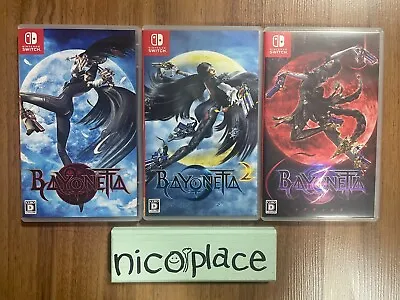 Nintendo Switch Bayonetta 1 & 2 & 3 Set  Video Games • $128