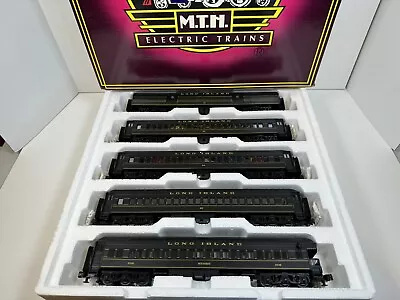 MTH 20-4057 Long Island LIRR 70’ Madison Dark Green 5-car Passenger Set LNIB • $549