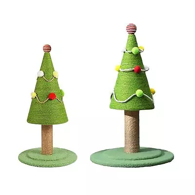 Kitten Scratching Posts Xmas Tree Indoor Outdoor Ornament Vertical Scratcher • $89.77