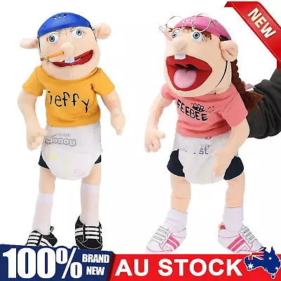 Birthday Gift 60cm Jeffy Puppet Jeffy Hand Puppet Plush Toy Stuffed Doll Kids💖 • $26.69
