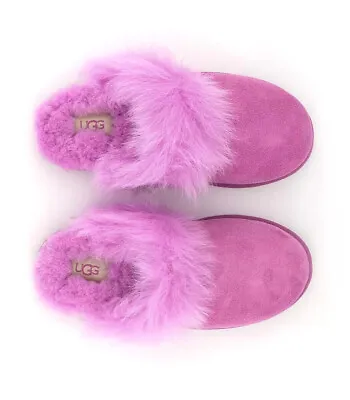 New In Box Women's 100% UGG Brand 1122750 Scuff Sis Slippers Sandals Shoes • $85