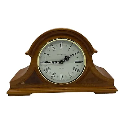 Howard Miller Burton Quartz Mantel Clock Dual Chime 635-106 TESTED Working READ • $59.99