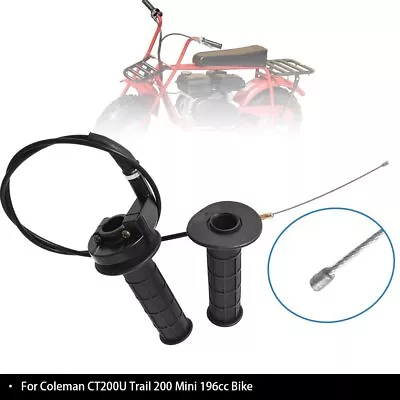 For Coleman CT200U Trail 200 Mini 196cc Bike Throttle Hand Grips Cable Clamp Kit • $13.06