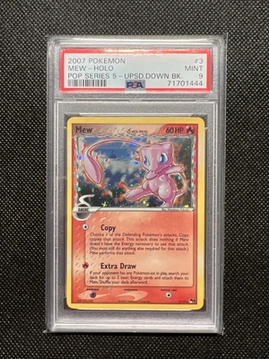 $142.50 • Buy Mew 3/17 - POP SERIES 5 - UPSIDE DOWN BACK ERROR - PSA GRADE 9 - HOLO - LOW POP