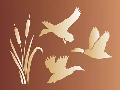 Stencils By Joanie Duck Cattails Marsh Wetland DIY Outdoor Decor Signs • $14.95