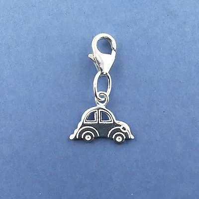 925 Sterling Silver Clip On Car Charm Driving Test New Rings Soldered • £5.75