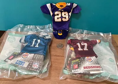 NFL Players (Jersey & Suction-Cup Hanger) 2007 McDonald's Toys NEW & USED • $3