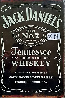 Jack Daniels No 7 Whiskey Metal Tin Signs Bar Shed & Man Cave Signs AU Seller • $9.95