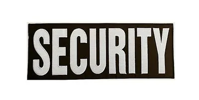 Large Security Patch 12  X 4.5  Legal Size Embroidery Security Patch Jacket Vest • $11.99
