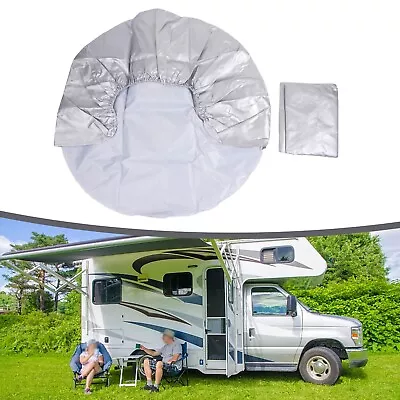 Set Of 2 Heavy Duty RV Car Wheel Tire Covers For Truck Trailer Camper Motor Home • $18.36