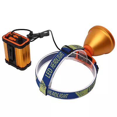 New Mining Headlamp Strong Light Rechargeable LED Safety Mining Headlight • $37.74