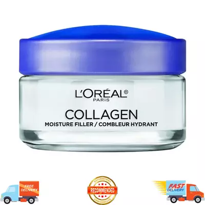 $11.99 • Buy L'Oreal Paris Collagen Moisture Filler Facial Treatment Day Night Cream, 1.7 Oz